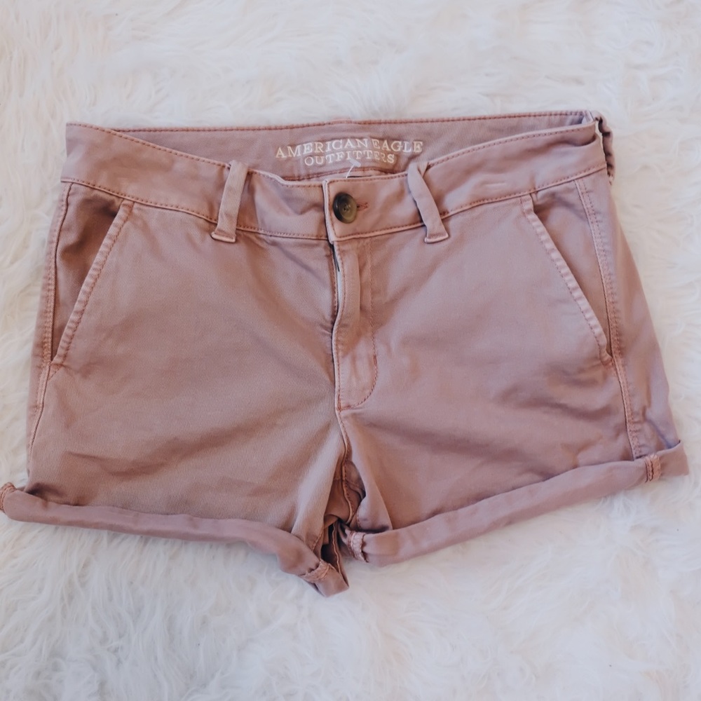 🦅American Eagle🇺🇸 Superstretch Pink Shorts